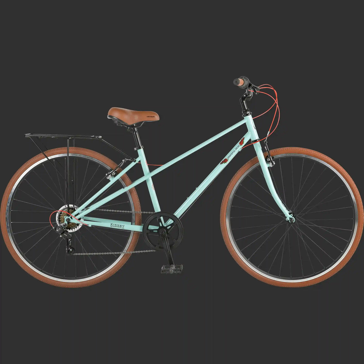 Grateful Dead Kinney Mixte City Bike - 7 Speed