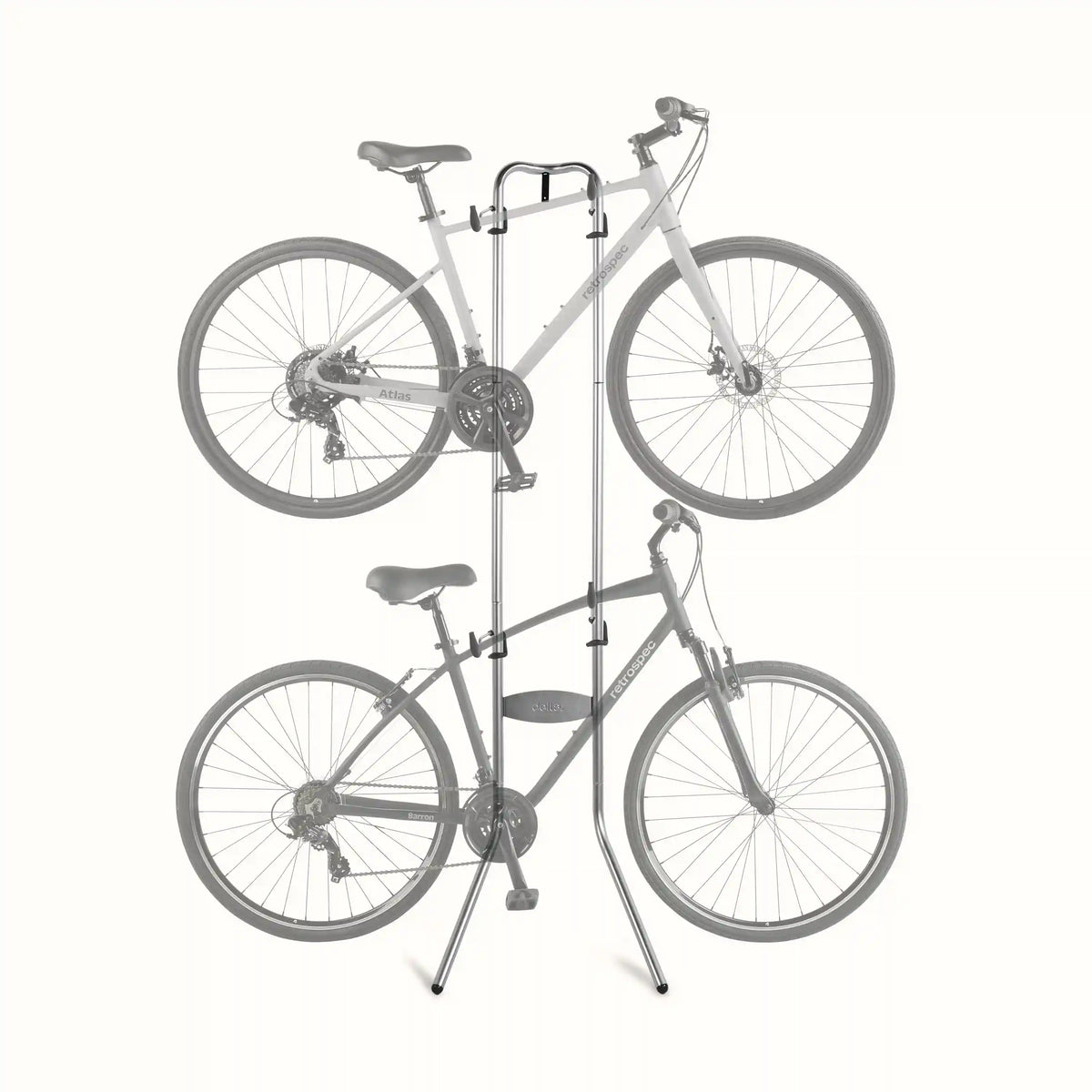 Double Decker Gravity Garage Bike Rack